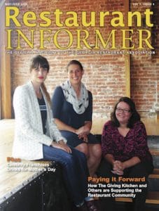 The Giving Kitchen's Jen Hidinger, Naomi Greene, and Stephanie Galer