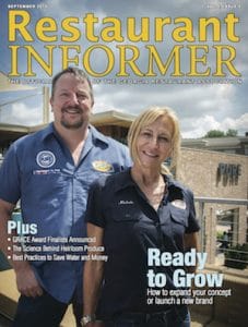 September 2015 Restaurant Informer