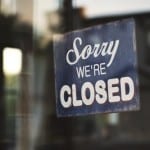 restaurant closed sign as restaurateurs cannot keep doors open. help needed from restaurant revitalization fund.