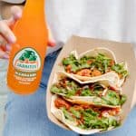 tacos and orange soda