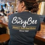 back of a Busy Bee Cafe T-Shirt