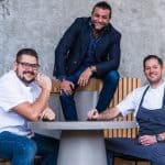 (Enzo team left to right) Andrea Montobbio, Carmine Noce, and David Gibbs; photo courtesy of Madelynne Ross.