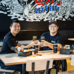 Sean Chang and Peter Chung, co-owners of Mukja Korean Fried Chicken.