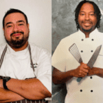 Executive chefs Alvarez and Lucy headshots side-by-side.