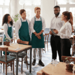 Team meeting with the restaurant team.