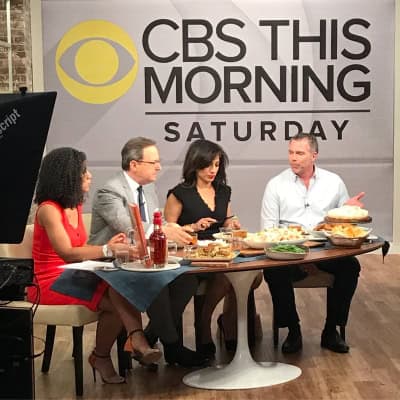 To avoid freezing under the bright lights, pretend the host is the only person you are talking to, and forget the 1,000 viewers watching at home.